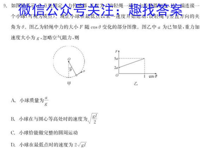 2024届重庆市高三3月联考(24-340C)物理`