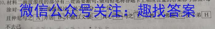 “天一大联考·齐鲁名校联盟”2023-2024学年高三年级第七次联考语文