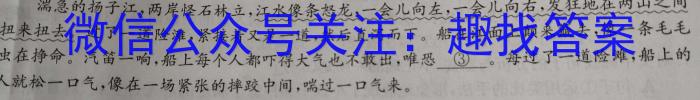 内蒙古赤峰市高三年级1·30模拟考试试题(2024.1)语文