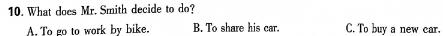 河北省2023-2024学年高一第二学期开学检测考试(343A)英语试卷答案