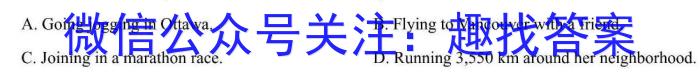 周至县2023-2024学年度高考第一次模拟考试英语