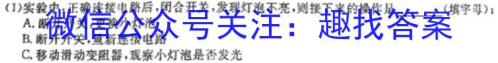 河南省集团定制2023-2024学年第二学期八年级期末学情监测试卷（BBRJ）物理试题答案