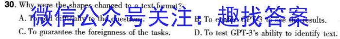 2024届陕西省高三试卷1月联考(◇)英语