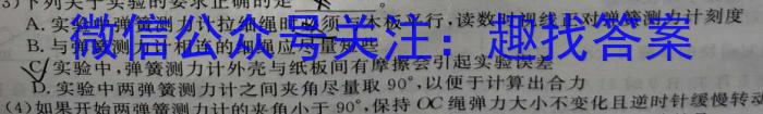 2024年湖南省高三年级入学考试（8月）物理`