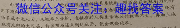 山西省2024年中考总复习专题训练 SHX(六)6语文