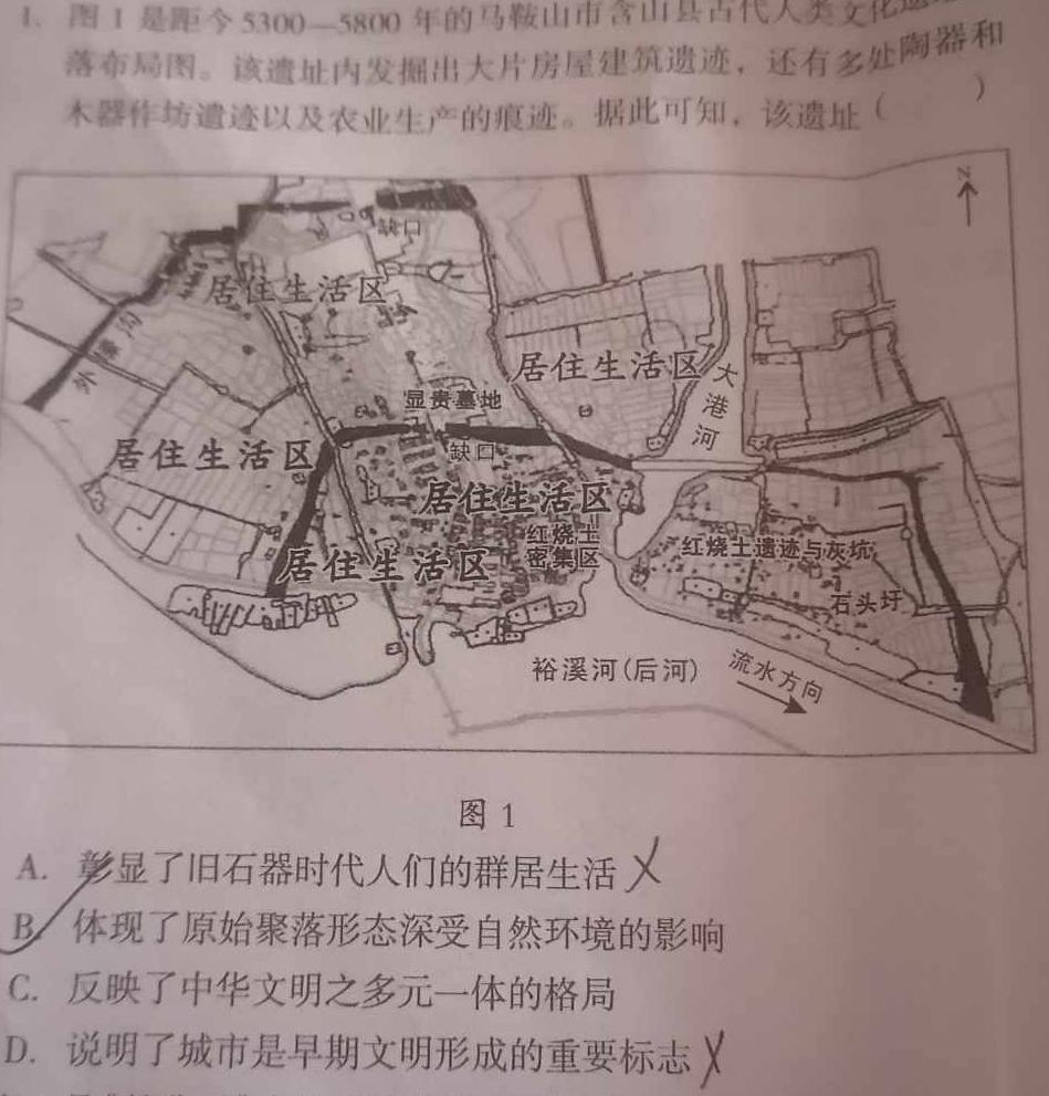 高才博学 2024年河北省初中毕业及升学第二次模拟测评(二)2历史