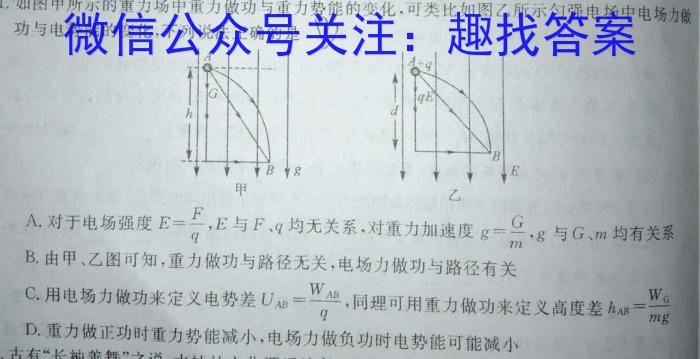 2024届名校之约·中考导向总复习模拟样卷 二轮(四)4物理试卷答案