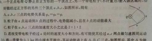 江西省2025届九年级阶段评估(一) 1L R(物理)试卷答案