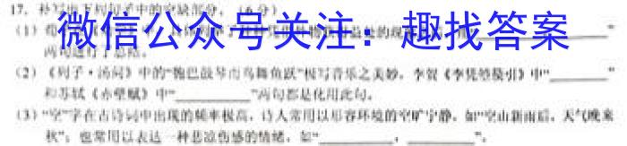 辽宁省大东区2023-2024学年度（下）九年学情诊断语文