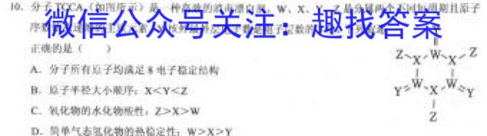 3山西省2024届太原市成成中学校（晋源校区）初三年级学情诊断（二）化学试题