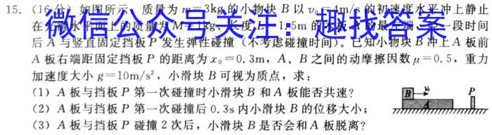 陕西省2023-2024学年度高二第一学期阶段性学习效果评估(三)f物理