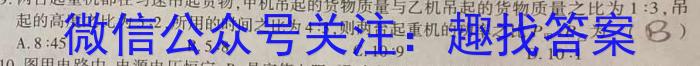 2024届高考信息检测卷(全国卷)五5物理试卷答案