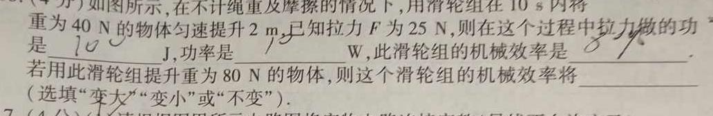 [今日更新]非凡吉创 2024届高三年级TOP二十名校冲刺二(4296C).物理试卷答案