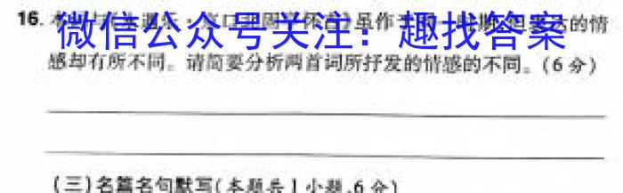 广东省揭阳市2024年普通高中高三级教学质量测试/语文