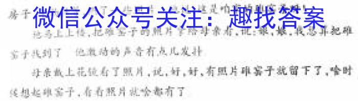 江西省宜春市高安市2023-2024学年度上学期七年级期末质量监测/语文