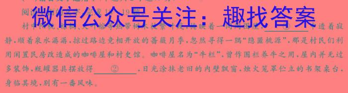 安徽省2023-2024学年九年级第一学期阶段练习四/语文