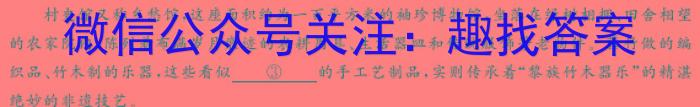 安徽省2024年九年级质量调研检测（三）语文