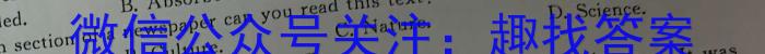 陕西省咸阳市永寿县中学2024年高三质量检测卷(24474C)英语试卷答案