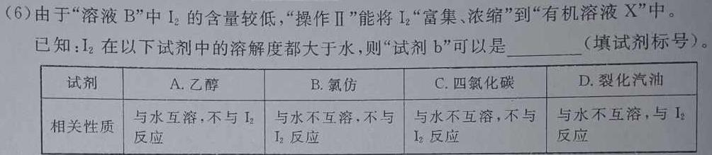 【热荐】普高联考2023-2024学年高三测评（四）化学