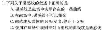 [今日更新]天一大联考 湖南省2024届高三12月联考.物理试卷答案