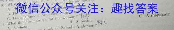 安徽省滁州市2024届天长市实验中学教育集团九年级课程质量检测英语试卷答案