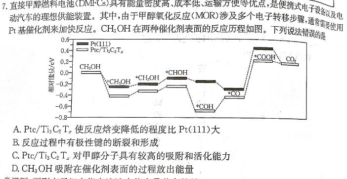 【热荐】江西省2023-2024学年度八年级阶段性练习（四）化学