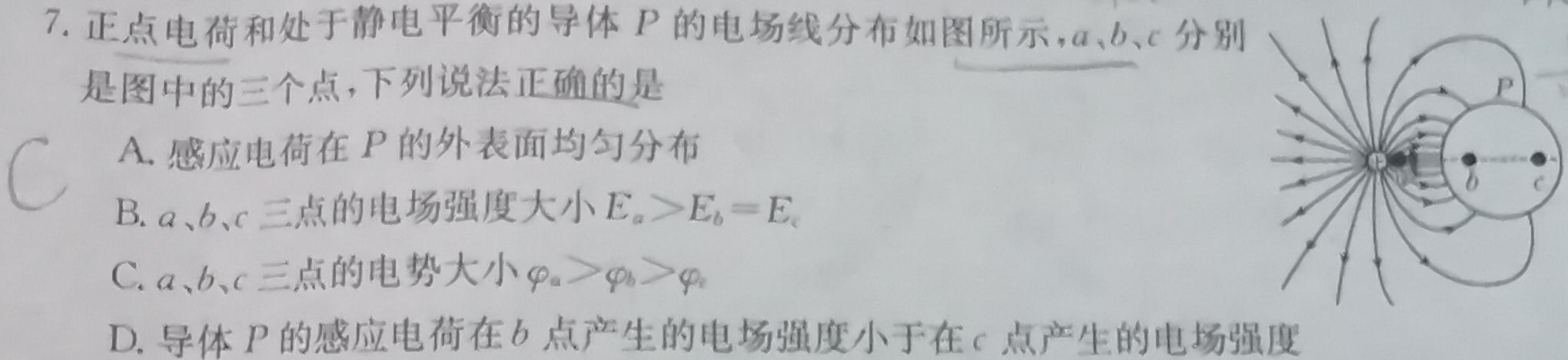 山东省2023-2024学年度高二年级12月调考物理试题.