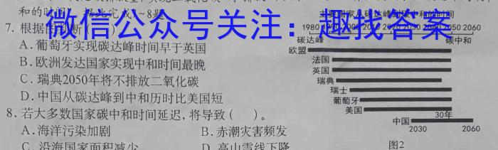 [今日更新]河南省2023～2024学年度八年级综合素养评估(五)[PGZX C HEN]地理h