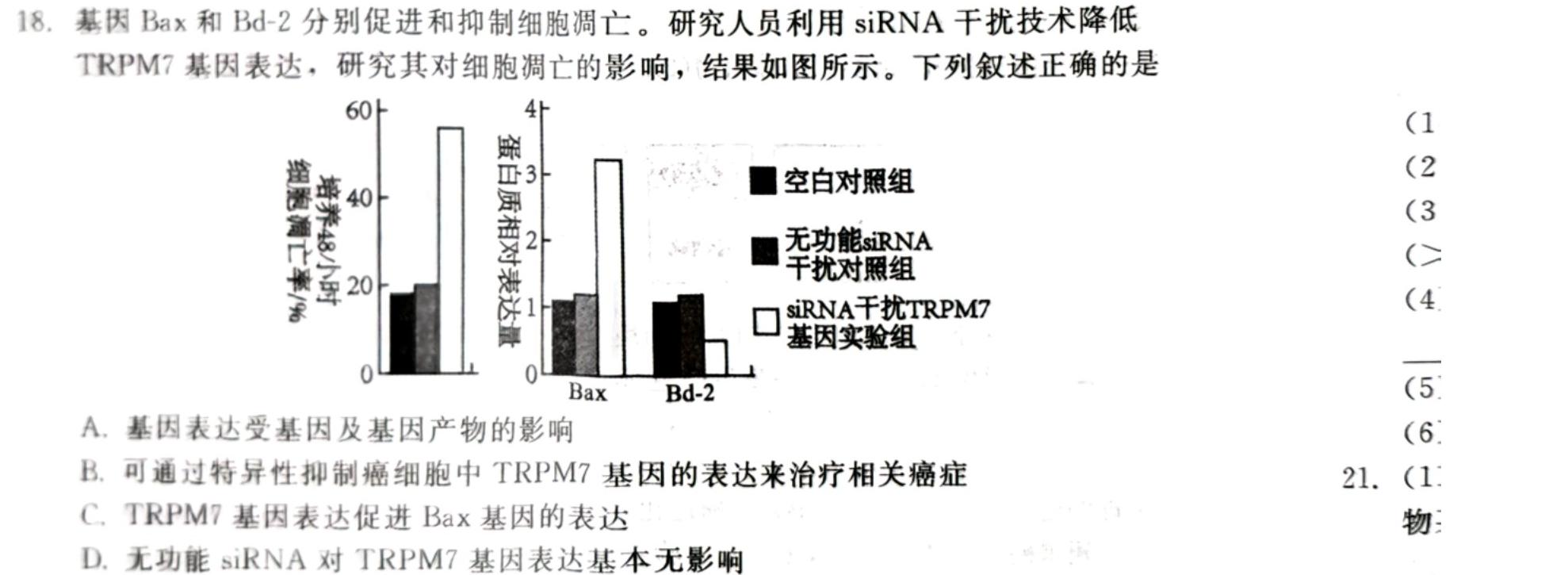 河北省2023-2024学年九年级第一学期阶评价（三）生物
