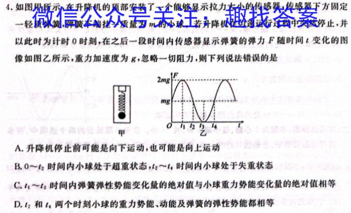 2024年陕西省中考模拟自查试卷A物理`