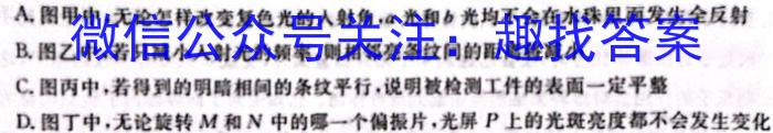 名校计划2024年河北省中考适应性模拟检测（强化型）物理试题答案