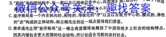 文博志鸿 河南省2023-2024学年八年级第二学期期中教学质量检测(B)语文