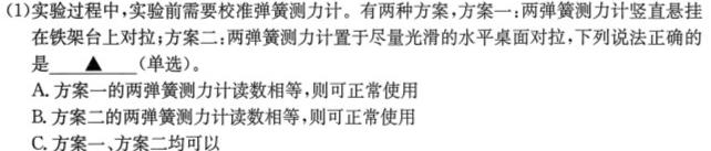 [今日更新]安徽省2023~2024学年度八年级第一学期教学质量监测.物理试卷答案