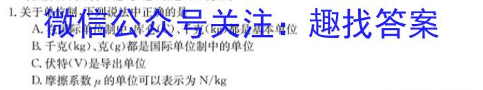 2024年普通高等学校招生统一考试模拟信息卷(123456)l物理