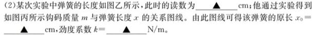 衡中同卷·天舟益考 2025届全国高三第一次联合性检测(物理)试卷答案