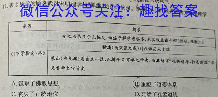 2024年普通高等学校招生全国统一考试猜题信息卷(三)3&政治