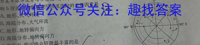 2025届九师联盟 高三第二次模拟考试(25-T-059C)地理试卷答案