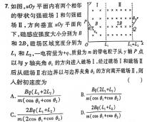 [今日更新]九师联盟2024届高三2月质量检测.物理试卷答案