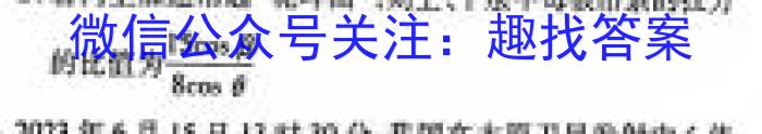 陕西省宝鸡市陈仓区2023-2024学年度第二学期八年级期末质量检测试题（卷）物理`