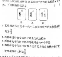 衡水金卷先享题月考卷 2023-2024学年度下学期高二年级期末考试生物学部分