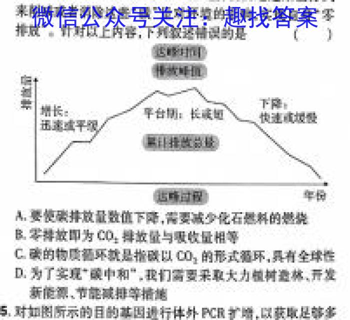 山西省2024年中考总复习预测模拟卷(二)2生物学试题答案