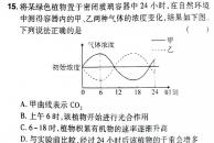 陕西省丹凤县2023~2024学年度九年级第一学期教学质量调研测试生物学部分