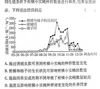 石家庄市2023-2024年度高二第二学期期末教学质量检测生物学部分