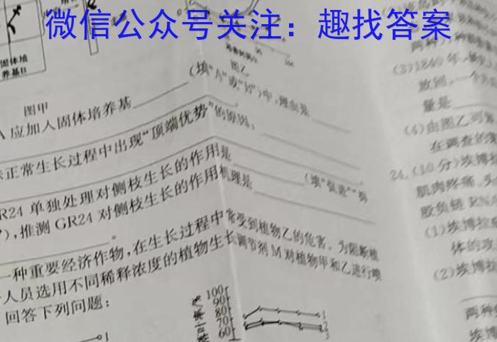 四川省成都市蓉城高中联盟2025届高二上学期期末考试生物学试题答案