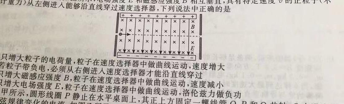 河北省2025届高三复习备考检测卷(物理)试卷答案