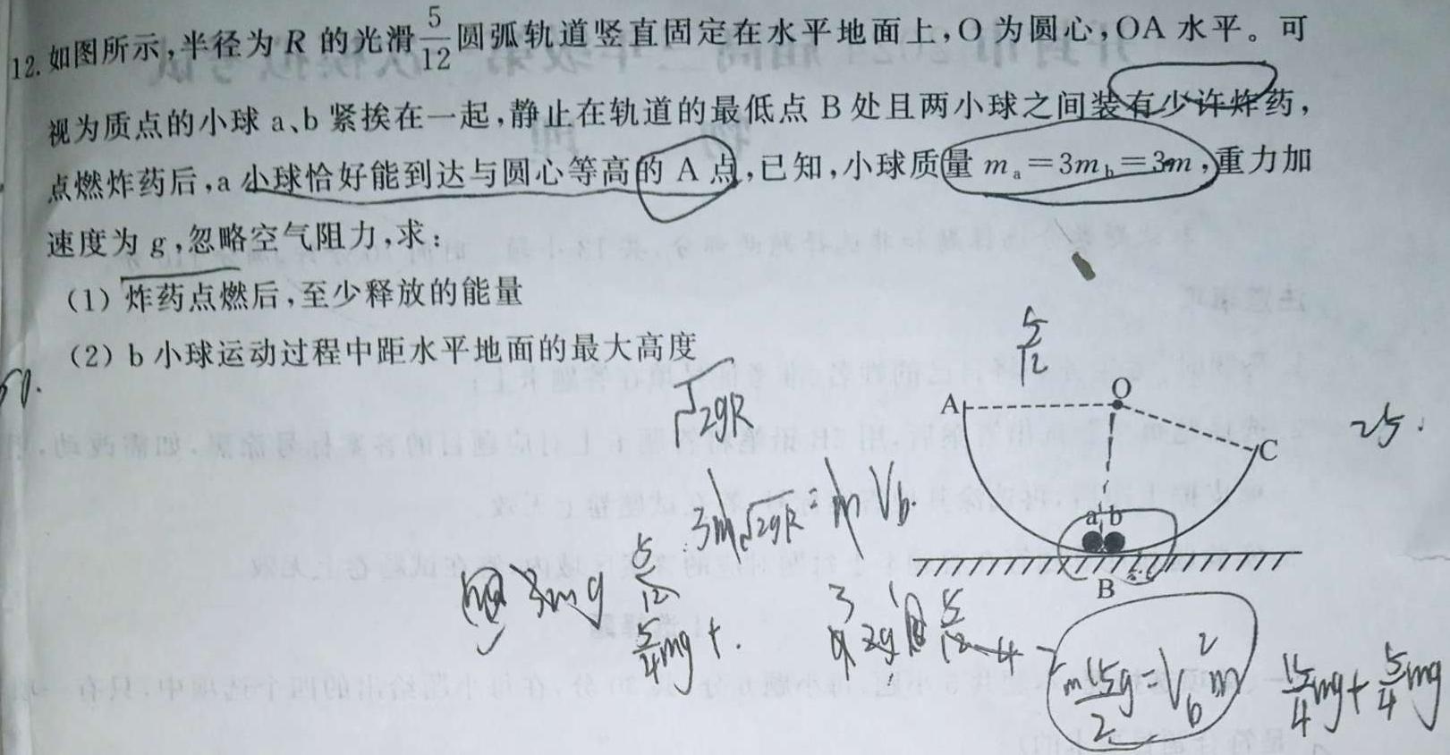 [今日更新]NT2023-2024学年第二学期3月高二阶段测试卷.物理试卷答案