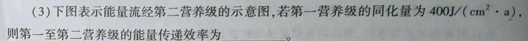 陕西省榆林市2023-2024学年度高一年级第一学期普通高中过程性评价质量检测生物学部分