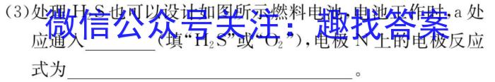 q甘肃省2023-2024学年度高三年级教学质量监测考试（12月）化学