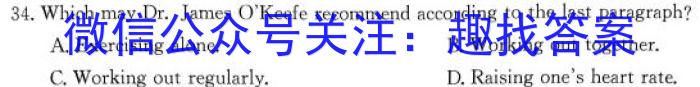 2024届中考导航总复习·模拟·冲刺·二轮模拟卷(四)英语