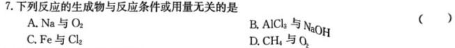 1学林教育 2023~2024学年度第一学期八年级期末调研试题(卷)化学试卷答案